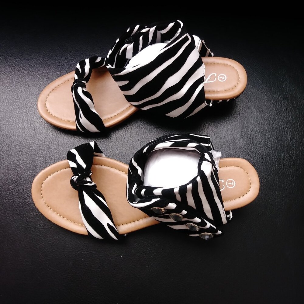 Brand New Forever Shoes, Zebra Print.